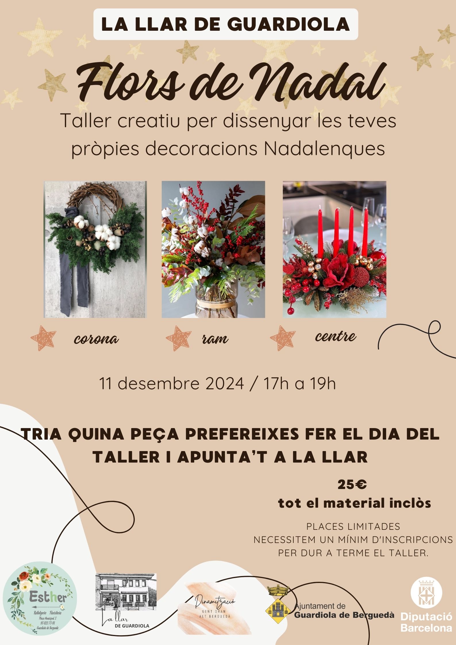 Taller Flors de Nadal 