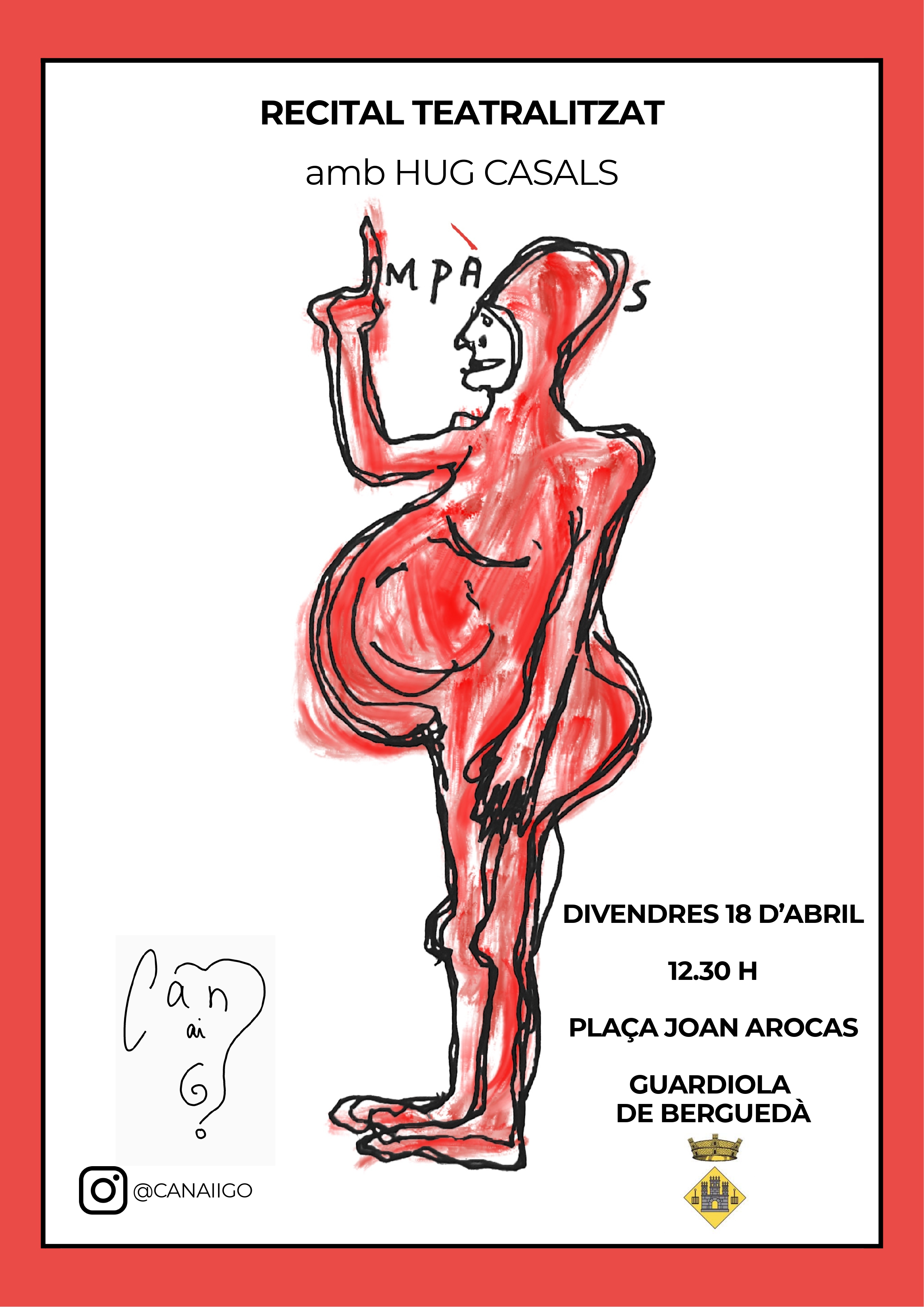 Recital teatralitzat amb Hug Casals 
